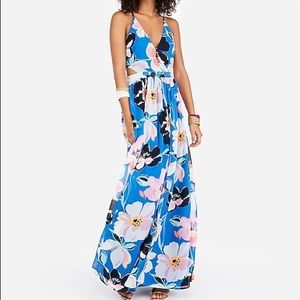 Express floral maxi dress